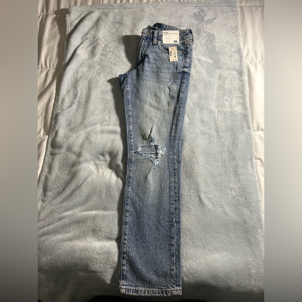 Aeropostale Light Blue Straight Leg Jeans